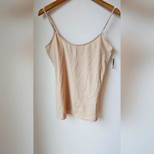 Old Navy First Layer Nude Spaghetti Strap Top Cotton Size L